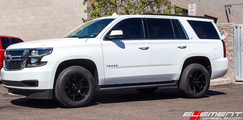 2019 Chevrolet Tahoe on aftermarket wheels