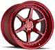 Candy Red w/ Chrome Rivets