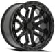 Satin Black w/ Gloss Black Lip
