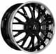 Gloss Black w/ Stainless Steel Chrome Lip