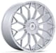 Gloss Silver Brushed