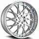 Brushed Silver w/ Chrome Stainless Steel Lip