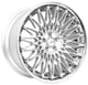 Brushed Silver w/ Chrome Stainless Steel Lip