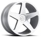 Silver w/ Machined Face
