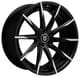 Gloss Black w/ Machined Tips
