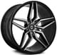 Gloss Black Machined