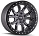 Matte Gunmetal w/ Simulated Beadlock Black Ring