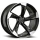 Gloss Black Machined
