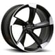 Satin Black Machined