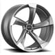 Satin Gunmetal Machined