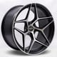 Gloss Black W/ Machined Face