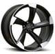 Satin Black Machined