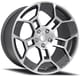 Satin Gunmetal Machined