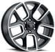 Satin Black Machined Face FR76