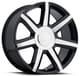 Gloss Black w/ Chrome Inserts
