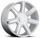 Silver w/ Chrome Inserts