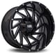 Gloss Black Milled