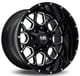 Gloss Black Milled