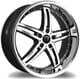 Gloss Black Machined w/ Chrome Stainless Steel Lip