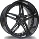 Gloss Black Milled