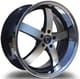 Gloss Black Machined w/ Chrome Stainless Steel Lip