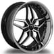 Gloss Black Machined w/ Chrome Stainless Steel Lip