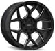Gloss Black Milled