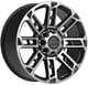 Gloss Black Machined