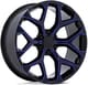 Gloss Black Blue Milled