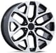 Gloss Black Machined