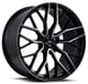 Double Dark Tint w/ Gloss Black