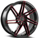 Gloss Black w/ Red Face