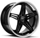Gloss Black w/ Stainless Steel Lip