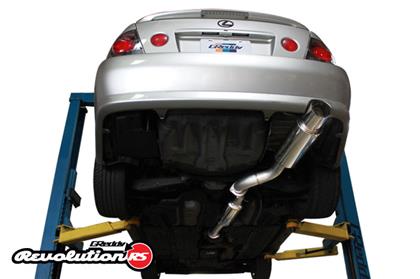 greddy 01-05 lexus is300 revolution rs cat back exhaust 10118100