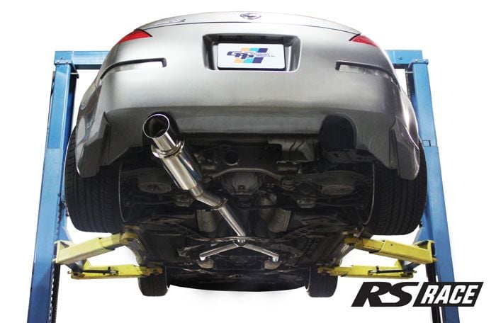 greddy 03-08 nissan 350z revolution rs exhaust (ss y-pipe not incl.) 10128403