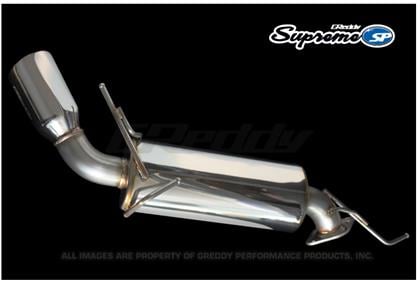 greddy 08-11 mitsubishi lancer gts supreme axle back exhaust 10138200