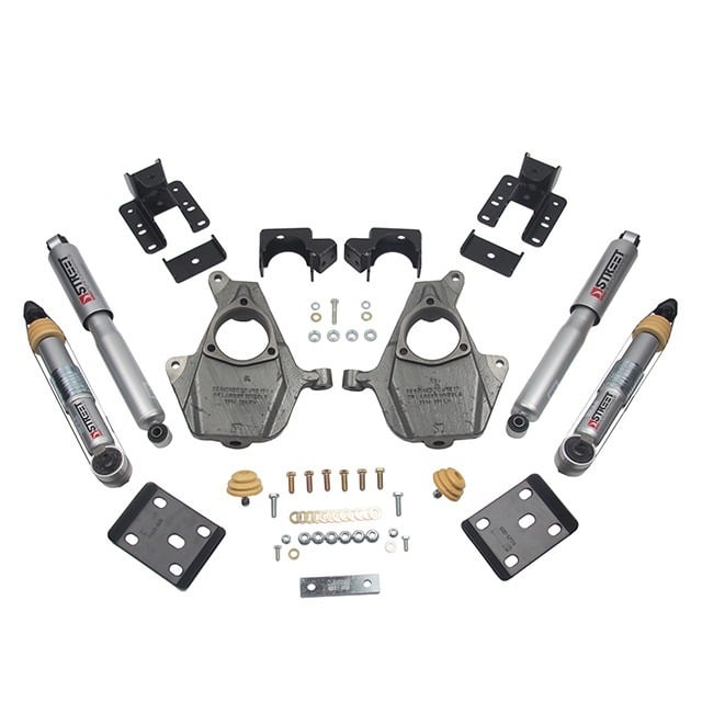 belltech lowering kit 16.5-18 chevy silverado all cab 2wd 3-4f / 5-6r 1014sp