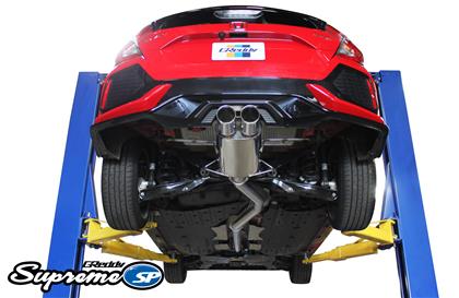 greddy 2017+ honda civic sport hatchback 76mm supreme sp cat-back exhaust 10158212