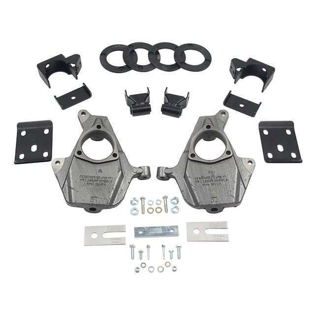 belltech lowering kit 16.5-18 chevy silverado crew cab 2wd 3-4f / 7r 1016