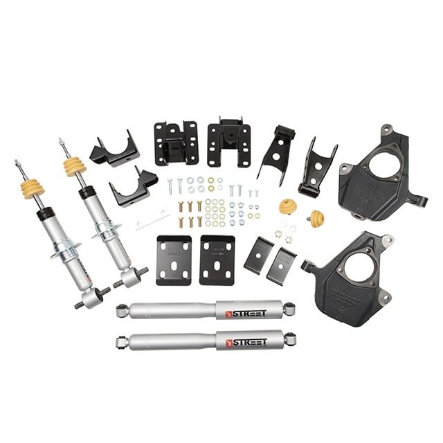 belltech lowering kit 16.5-18 chevy silverado all cabs 4wd 2inf/4inr 1017sp