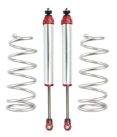 afe sway-a-way 2.0in rear shock kit w/coil springs 07-09 toyota fj cruiser 102-0052-06