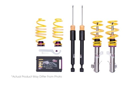 kw coilover kit v1 vw passat (3c/b6/b7) sedan; 2wd + syncro 4wd; all engines w/ dcc 10280105