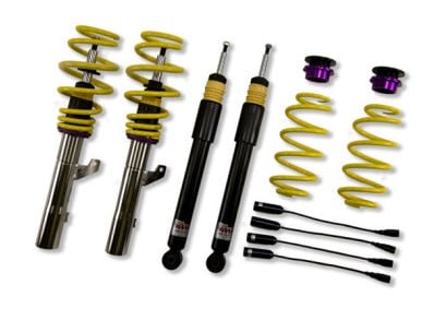 kw coilover kit v1 vw golf vi (2+4-door all gas engines incl. gti) w/ dcc 10281034