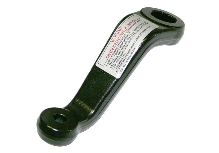superlift 87-95 jeep wrangler yj/tj/cherokee xj (w/ power steering) dropped pitman arm 1106