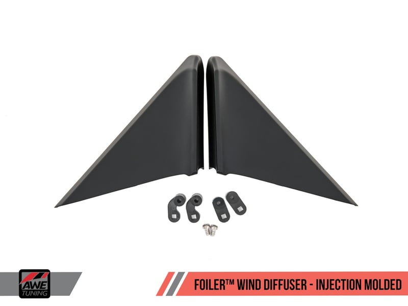 awe tuning foiler wind diffuser for porsche 991 / 981 / 718 1110-11010