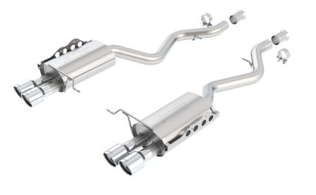 borla 08-13 bmw m3 coupe 4.0l v8 rwd exhaust (rear section only) 11764