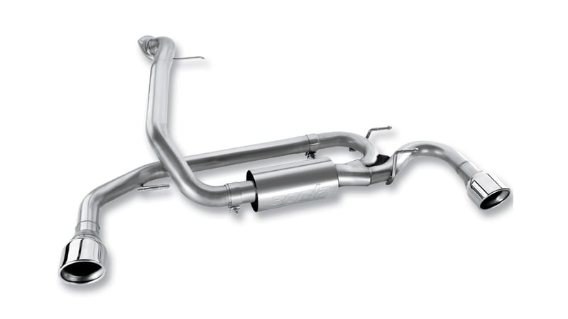 borla 10-13 mazda 3/mazdaspeed 3 2.5l/2.3l turbo few mt hatchback ss exhaust (rear section only) 11786