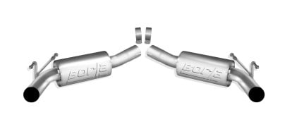 borla 10-11 chevy camaro ss coupe/convertible 6.2l 8cyl ss s-type exhaust (rear section only) 11801