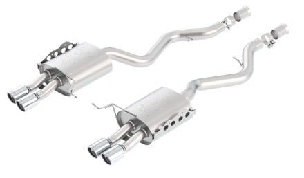 borla 08-13 bmw m3 coupe 4.0l 8cyl 6spd/7spd aggressive atak exhaust (rear section only) 11802