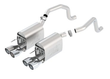 borla 09-12 chevy corvette c6 coupe/convertible 6.2l 8cyl aggressive atak exhaust 11812